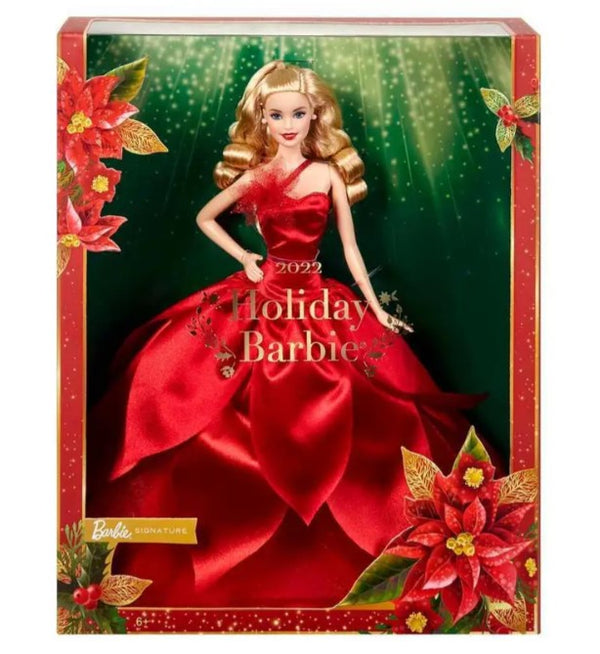 BARBIE SIGNATURE COLLECTORS BARBIE HOLIDAY 2022 COLLECTABLE DOLL