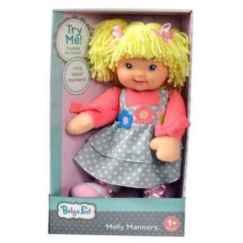 BABYS FIRST MOLLY MANNERS DOLL