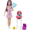 BARBIE SKIPPER BABYSITTERS INC DOLL WITH HIGHCHAIR PLAYSET