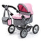 BAYER TRENDY DOLL PRAM GREY AND PINK WITH FAIRY INCLUDES BABY BAG
