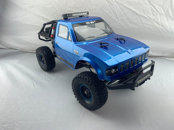 FS RACING FS53508 1:10 4WD ROCK CRAWLER FREE MEN T REMOTE CONTROL UTE BLUE BRUSHED