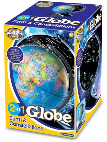 BRAINSTORM TOYS 2 IN 1 GLOBE - EARTH AND CONSTELLATIONS