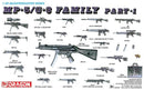 DRAGON 3803 MP-5/G-3 FAMILY PART 1 (QUARTERMASTER SERIES) 1/35 SCALE PLASTIC MODEL KIT