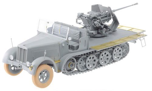 DRAGON 6541 SD.KFZ.7/2 3.7CM FLAK 36 (SMART KIT) 1/35 SCALE PLASTIC MODEL KIT