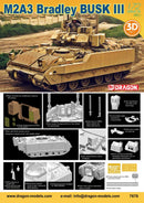 DRAGON 7678 M2A3 BRADLEY BUSK III 1/72 SCALE PLASTIC MODEL KIT