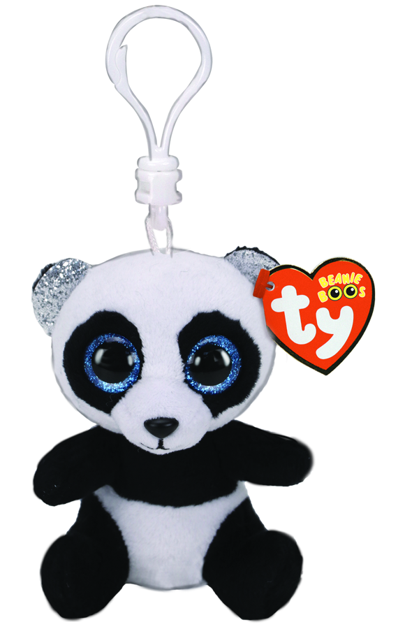 TY BEANIE BOOS BAMBOO PANDA PLUSH CLIP