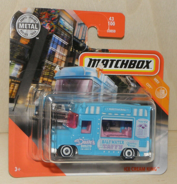 MATCHBOX GKM16  ICE CREAM KING BLUE 43 OF 100 CITY