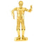 METAL EARTH MMS270 STAR WARS GOLD C-3PO FIGURINE 3D METAL MODEL KIT