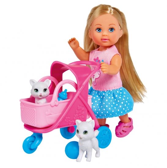 SIMBA EVI LOVE CAT BUGGY WITH DOLL 12CM