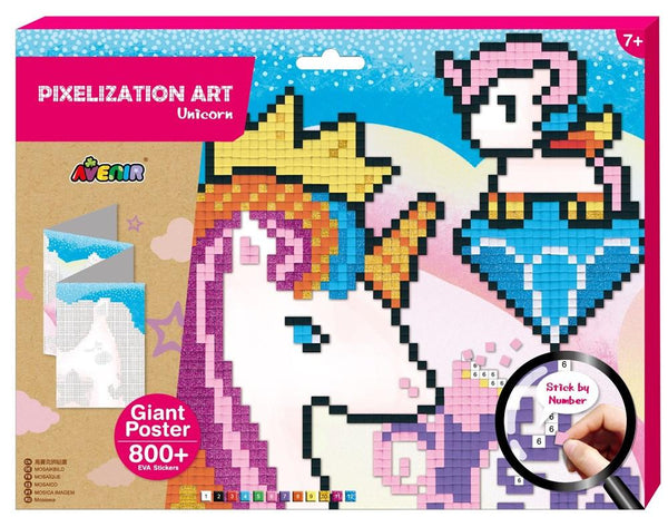 AVENIR PIXELIZATION ART- UNICORN