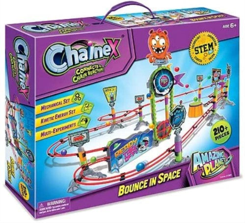 AMAZING PLANET CHAINEX BOUNCE IN SPACE MARBLE RUN STEM SET