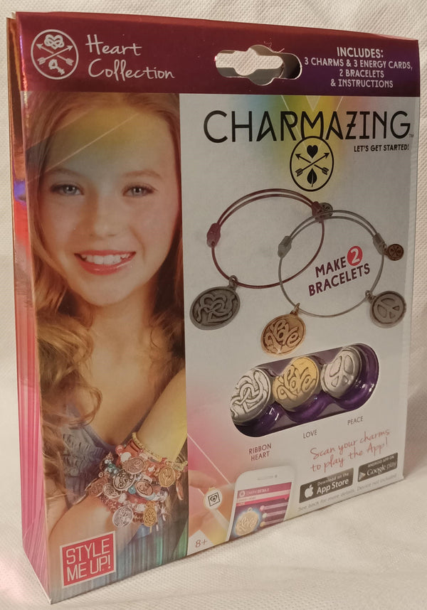 STYLE ME UP CHARMAZING LETS GET STARTED HEART BRACELET COLLECTION 940 - MAKES 2 BRACELETS