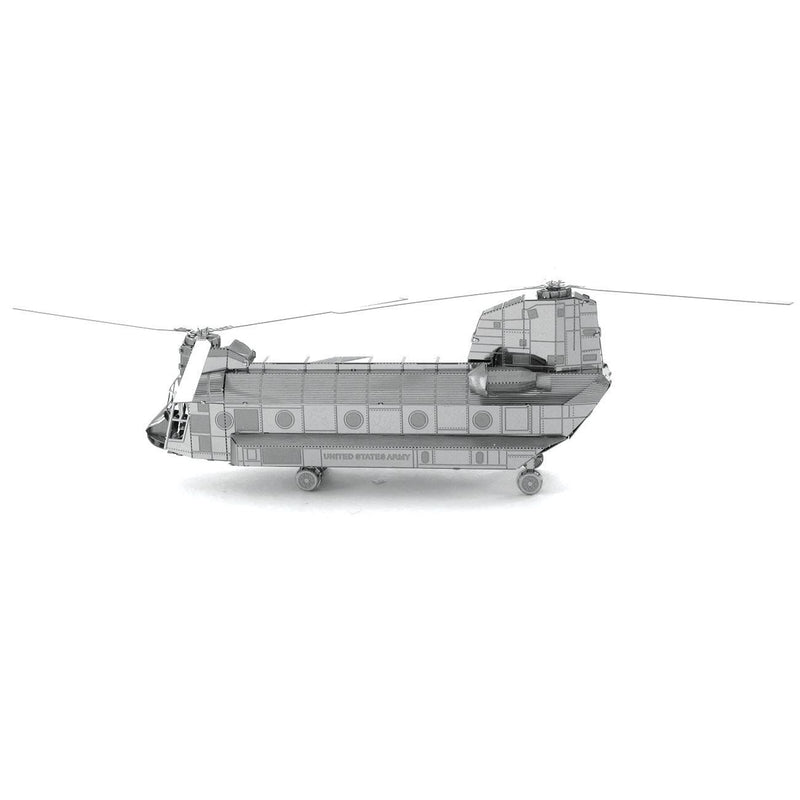 METAL EARTH MMS084 AIRCRAFT CH-47 CHINOOK HELICOPTER 3D METAL MODEL KIT