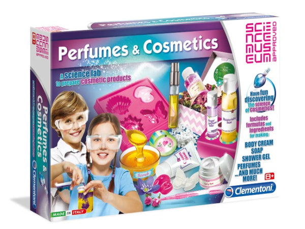 CLEMENTONI SCIENCE AND PLAY PERFUMES AND COSMETICS - A SCIENCE LAB TO PREPARE COSMETIC PRODUCTS SCIENCE KIT