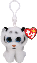 TY BEANIE BOOS TUNDRA TIGER CLIP