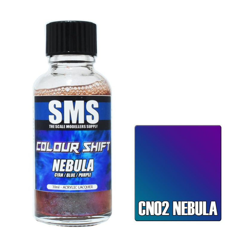 SMS PAINTS CN02 NEBULA COLOUR SHIFT ACRYLIC LACQUER PAINT 30ML