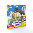 CREATIVE KIDS PAINT BY NUMBER HORSES IN A FIELD
