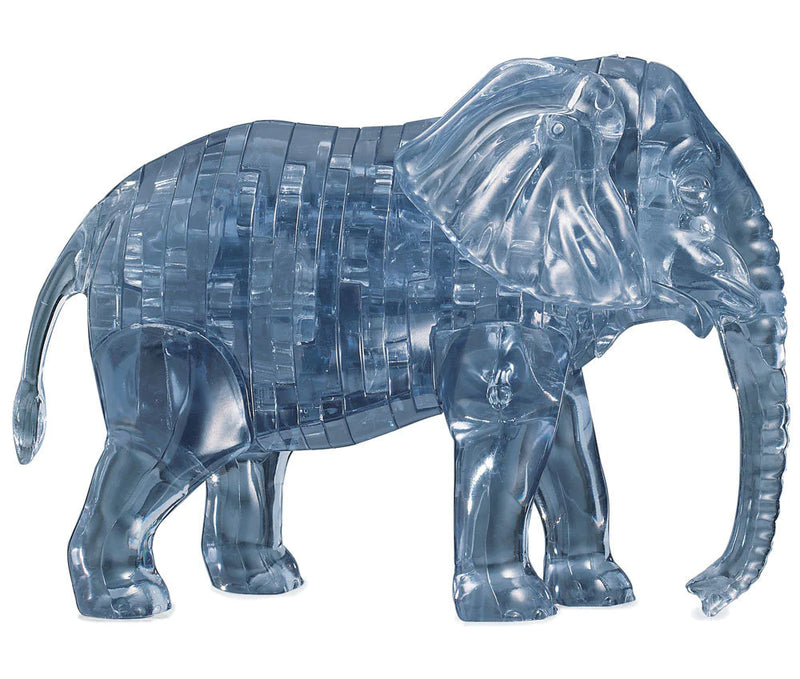 CRYSTAL PUZZLE 90135 BLUE ELEPHANT 40PC 3D JIGSAW PUZZLE