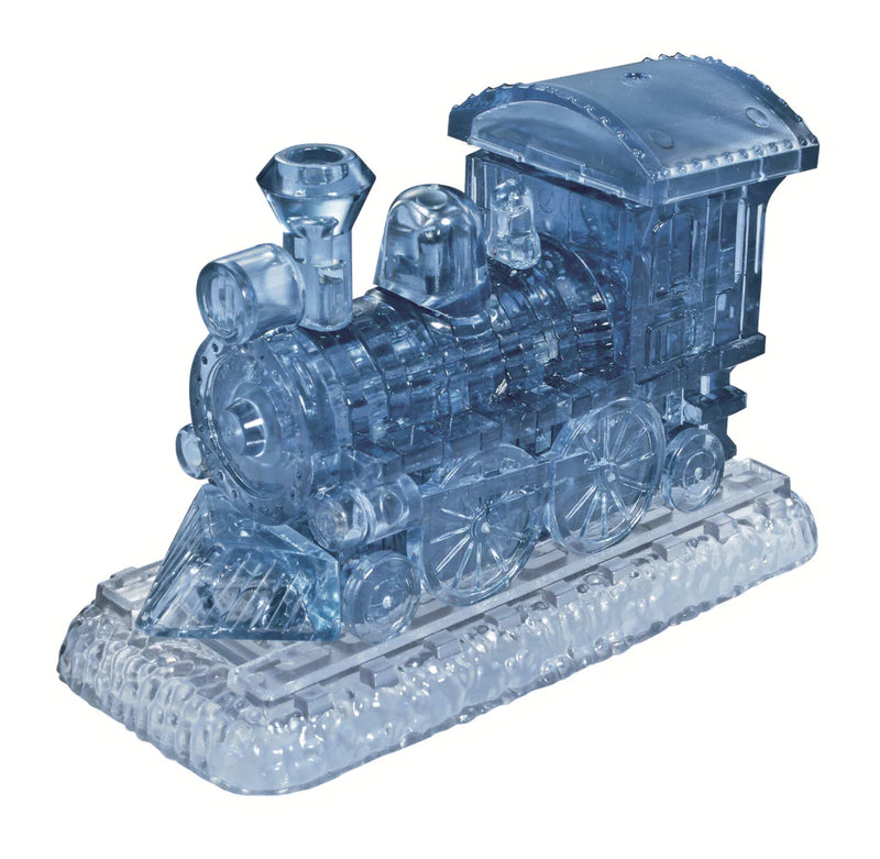 CRYSTAL PUZZLE 90144 BLUE TRAIN STEAM LOCOMOTIVE 38PC 3D JIGSAW PUZZLE