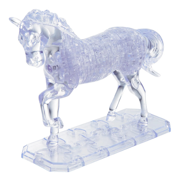 CRYSTAL PUZZLE 91001 CLEAR HORSE 1001PC 3D JIGSAW PUZZLE