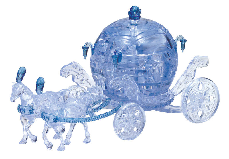 CRYSTAL PUZZLE 91013 BLUE ROYAL CARRIAGE 67PC 3D JIGSAW PUZZLE