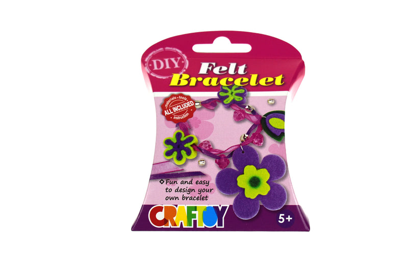 KAPER KIDZ CRAFTOY DIY FELT BRACELET FLOWER