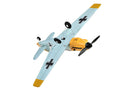 TOP RC TOP096B MINI BF-109 MODE 2 450MM WINGSPAN SCALE WARBIRD READY TO FLY WITH BATTERY AND TRANSMITTER 6-AXIS GYRO ONE-KEY AEROBATICS DURABLE EPP REMOTE CONTROL PLANE