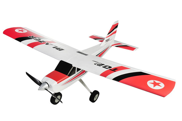 TOP RC BLAZER 1280MM WINGSPAN TWO WINGS INCLUDED READY TO FLY WITH MODE 1 TRANSMITTER BATTERY AND CHARGER RTF RC PLANE