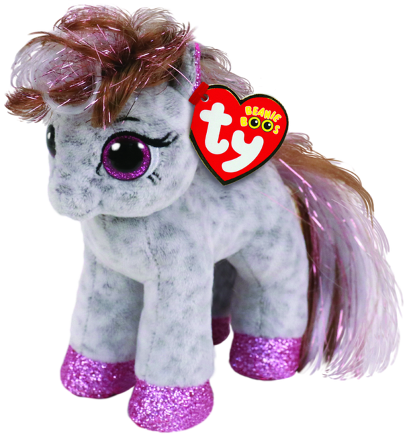 TY BEANIE BOOS CINNAMON SPOTTED PONY REGULAR