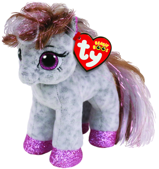 TY BEANIE BOOS CINNAMON SPOTTED PONY REGULAR