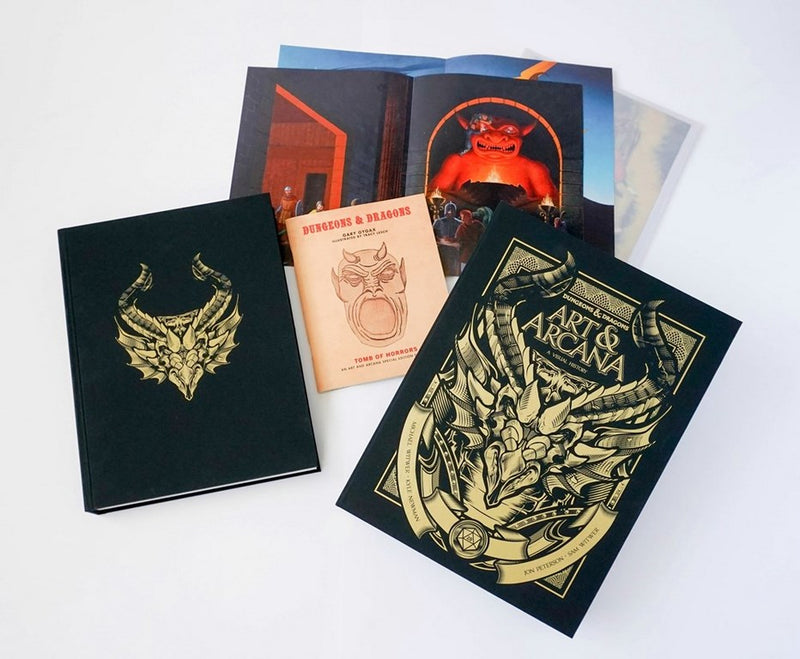 DUNGEONS AND DRAGONS ART & ARCANA A VISUAL HISTORY SPECIAL EDITION - BOXED BOOK AND EPHEMERA SET