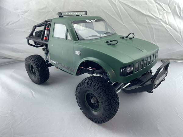 FS RACING FS53508 1:10 4WD ROCK CRAWLER FREE MEN T REMOTE CONTROL UTE DARK GREEN BRUSHED