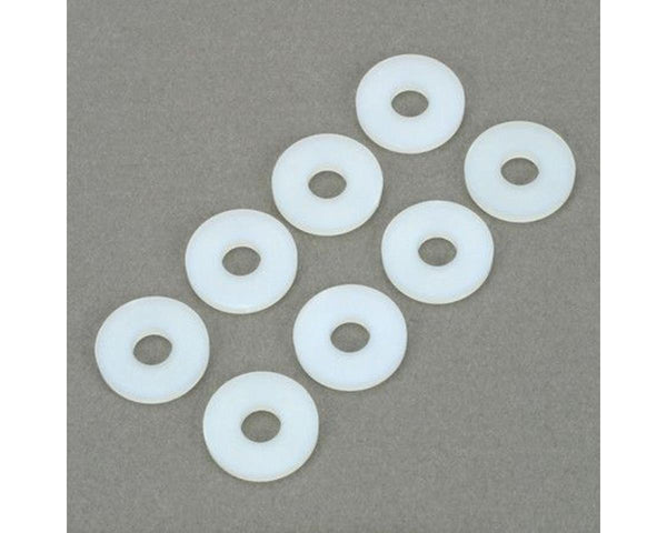 DUBRO 638 NO 10 NYLON FLAT WASHERS 8 PCS PER PACK