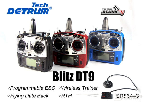 DETRUM DTM-T014W BLITZ-DT9 9CH SMART TRANSMITTER SET WHITE TX AND RXC9M RECEIVER