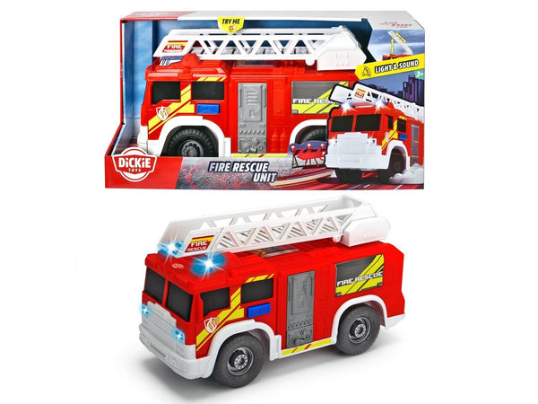 DICKIE TOYS FIRE RESCUE UNIT WITH LIGHTS AND SOUNDS 30CM