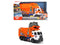 DICKIE TOYS GARBAGE TRUCK WITH LIGHTS AND SOUNDS AND MOTORIZED FORK 46CM