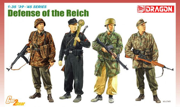 DRAGON 6694 DEFENSE OF THE REICH SOLDIERS 39-45 SERIES 1/35 SCALE PLASTIC MODEL KIT