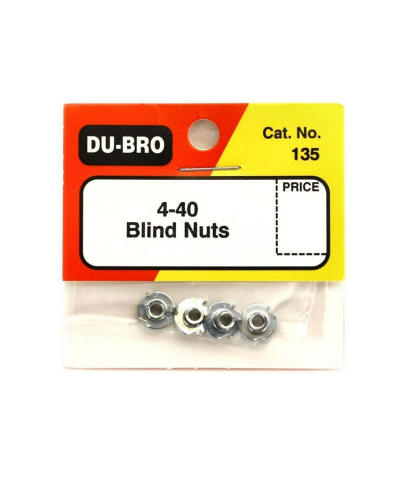 DU-BRO 135 BLIND NUTS 4-40