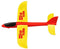 DUNCAN X-19 GLIDER WITH HAND LAUNCHER RED BODY YELLOW WINGS