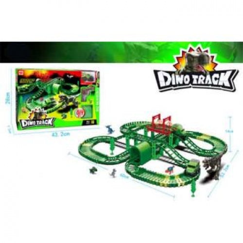 DINO CITY BO SERIES 888-49 DINO TRACK BATTERY OPERATED TRACK PLAYSET 132PC