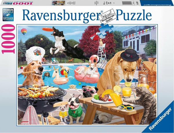 RAVENSBURGER 168101 DOG DAYS OF SUMMER 1000PC JIGSAW PUZZLE