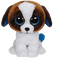 TY BEANIE BOOS DUKE BROWN AND WHITE DOG MEDIUM