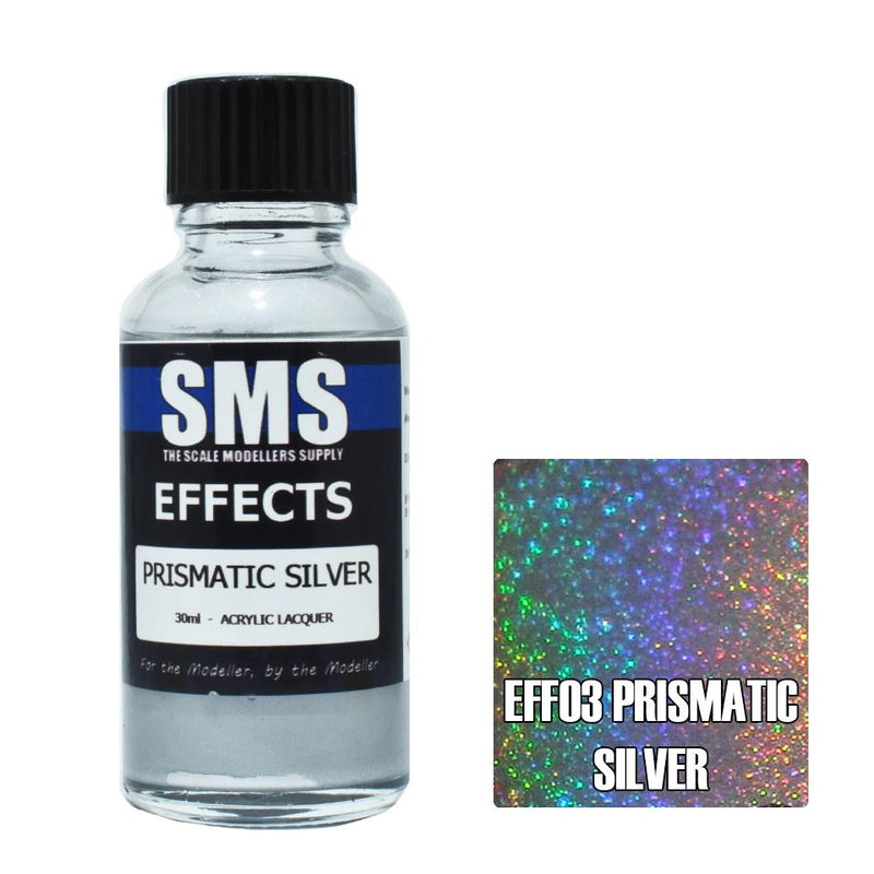 SMS EF03 PRISMATIC SILVER EFFECTS ACRYLIC LACQUER PAINT 30ML