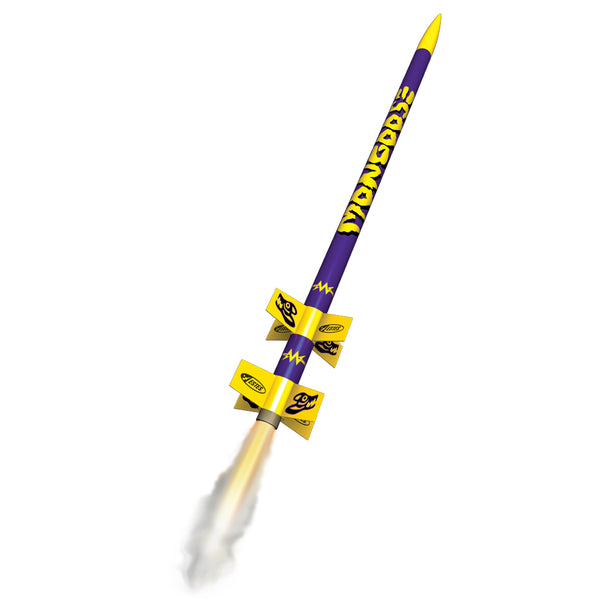 ESTES 2092 MONGOOSE DUAL STAGE INTERMEDIATE MODEL ROCKET KIT - REQUIRES 18MM STANDARD ENGINE AND LAUNCH ACCESSORIES