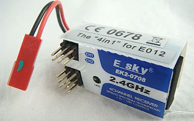 E Sky EK2-0708 (000878) 2.4Ghz 4in1 4CH Receiver Mix Controller for E Sky Hunter