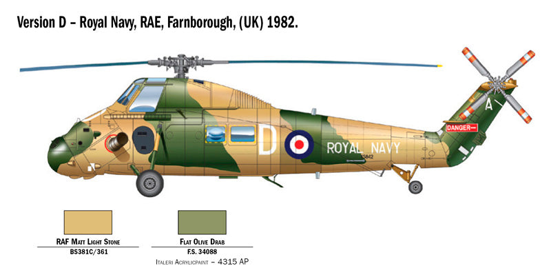 ITALERI 2720 WESSEX UH.5 1/48 SCALE PLASTIC MODEL KIT