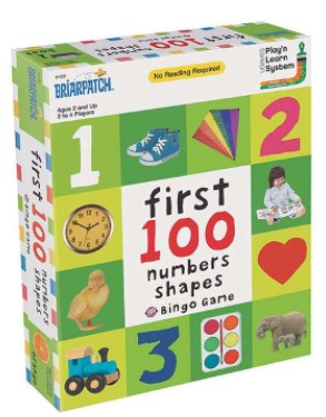BRIARPATCH FIRST 100 NUMBERS AND SHAPES BINGO GAME