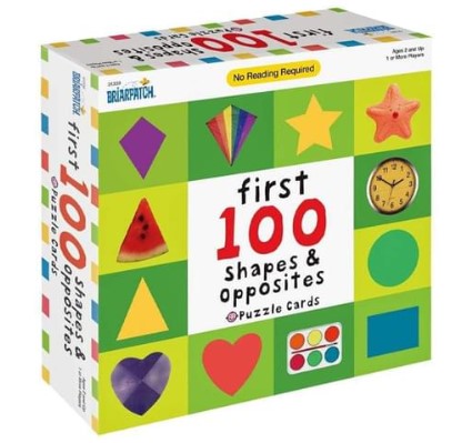 BRIARPATCH FIRST 100 SHAPES AND OPPOSITES PUZZLE CARDS