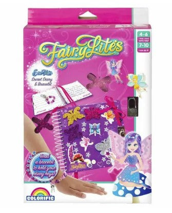 FAIRYLITES CLASSIC COLLECTION STARLIGHT SECRET DIARY & BRACELET KIT