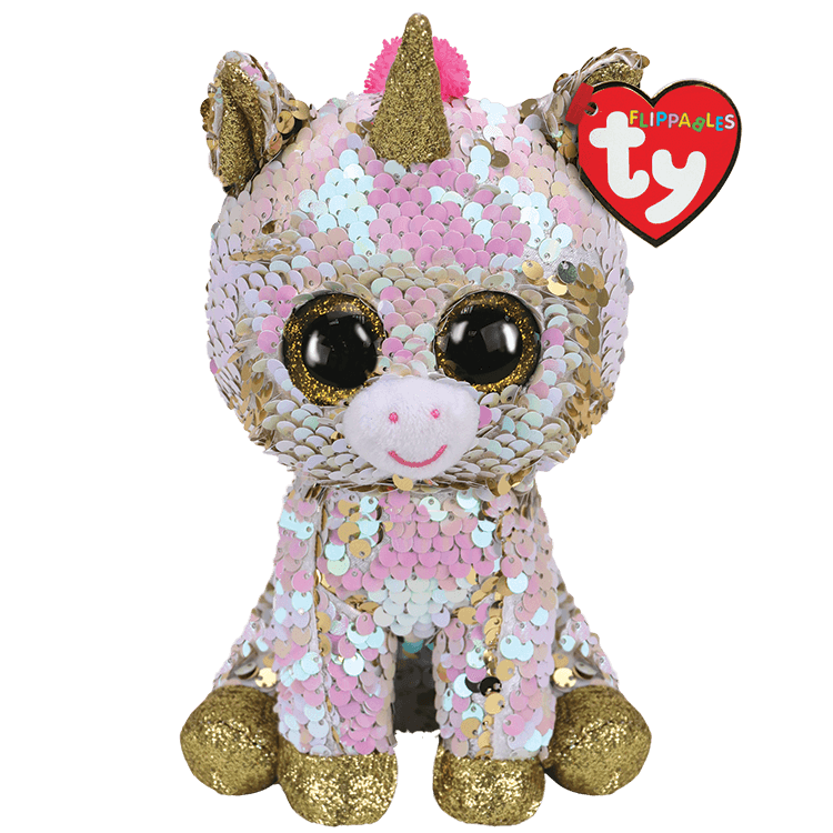 TY BEANIE BOOS FLIPPABLES FANTASIA UNICORN REGULAR